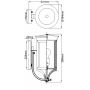 Elstead Lighting Merrill kinkiet zewnętrzny 1x60 W brązowy FE-MERRILL1-S zdj.2