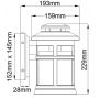 Elstead Lighting Newport kinkiet zewnętrzny 1x60 W antyczny brąz FE-NEWPORT-S-ANBZ zdj.2