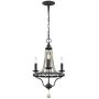 Elstead Lighting Nori lampa wisząca 3x40 W ciemny postarzany cynk/drewno FE-NORI3-DWZ zdj.1