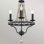 Elstead Lighting Nori lampa wisząca 3x40 W ciemny postarzany cynk/drewno FE-NORI3-DWZ zdj.5