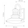 Elstead Lighting Redding Station kinkiet zewnętrzny 1x60 W postarzany brąz FE-REDDING2-M-PDB zdj.2