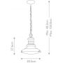 Elstead Lighting Redding Station lampa wisząca 1x 60W postarzany brąz FE-REDDING8-M-PDB zdj.2