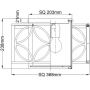 Elstead Lighting Remy plafon 2x60 W klasyczny brąz/paryskie złoto FE-REMY-F zdj.2
