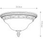 Elstead Lighting Sonoma Valley plafon 2x60 W szylkretowy FE-SONOMAVALLEY-F zdj.2