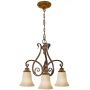 Elstead Lighting Sonoma Valley lampa wisząca 3x60 W szylkretowa FE-SONOMAVALLEY3 zdj.1