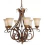 Elstead Lighting Sonoma Valley lampa wisząca 6x60 W szylkretowa FE-SONOMAVALLEY6 zdj.1