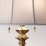 Elstead Lighting Stateroom lampa stojąca 2x60 W biała-mosiądz FE-STATEROOM-FL-BB zdj.6