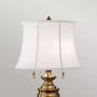 Elstead Lighting Stateroom lampa stołowa 2x60 W biała-mosiądz FE-STATEROOM-TL-BB zdj.3