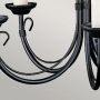 Elstead Lighting Chartwell lampa wisząca 5x60 W czarna CH5-BLACK zdj.7