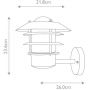Elstead Lighting Helsingor kinkiet zewnętrzny 1x60 W czarny HELSINGOR-BK zdj.2