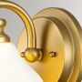 Elstead Lighting Ainsley kinkiet 1x3 W szczotkowany mosiądz HK-AINSLEY1-BATH-BB zdj.4