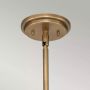 Elstead Lighting Amelia lampa wisząca 1x60 W mosiądz HK-AMELIA-P-M-HB zdj.4