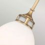 Elstead Lighting Amelia lampa wisząca 1x60 W mosiądz HK-AMELIA-P-M-HB zdj.5
