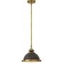 Elstead Lighting Amelia lampa wisząca 1x60 W brązowa HK-AMELIA-P-S-RB zdj.1