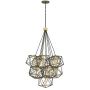 Elstead Lighting Astrid lampa wisząca 11x60 W złota-brązowa HK-ASTRID-11P zdj.1