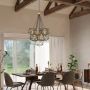 Elstead Lighting Astrid lampa wisząca 11x60 W złota-brązowa HK-ASTRID-11P zdj.4