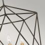 Elstead Lighting Astrid lampa wisząca 3x60 W złota-brązowa HK-ASTRID-3P zdj.4