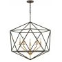 Elstead Lighting Astrid lampa wisząca 5x60 W złota-brązowa HK-ASTRID-5P zdj.1