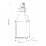 Elstead Lighting Beacon Hill kinkiet zewnętrzny 2x40 W czarny HK-BEACON-HILL-M-MB zdj.2
