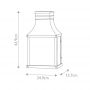 Elstead Lighting Beacon Hill kinkiet zewnętrzny 2x40 W czarny HK-BEACON-HILL7-MB zdj.2