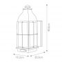 Elstead Lighting Bingham kinkiet zewnętrzny 2x60 W brązowy HK-BINGHAM-M zdj.2