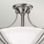 Elstead Lighting Bolla lampa wisząca 2x100 W biała-srebrna HK-BOLLA-SF zdj.3