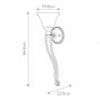 Elstead Lighting Bolla kinkiet 1x60 W chrom HK-BOLLA1-B zdj.2