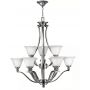 Elstead Lighting Bolla lampa wisząca 9x60 W nikiel HK-BOLLA9 zdj.1