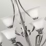 Elstead Lighting Bolla lampa wisząca 9x60 W nikiel HK-BOLLA9 zdj.4