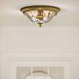 Elstead Lighting Cambridge plafon 2x60 W mosiądz oksydowany HK-CAMBRIDGE-F-A zdj.7