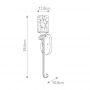 Elstead Lighting Casa kinkiet zewnętrzny 1x60 W czarny HK-CASA1 zdj.2