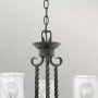 Elstead Lighting Casa lampa wisząca 3x60 W czarna HK-CASA3 zdj.3