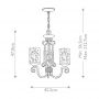 Elstead Lighting Casa lampa wisząca 3x60 W czarna HK-CASA3 zdj.2
