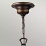 Elstead Lighting Cello lampa wisząca 6x60 W brązowa HK-CELLO6 zdj.3