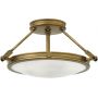 Elstead Lighting Collier lampa podsufitowa 3x40 W stary mosiądz HK-COLLIER-SF-S zdj.1