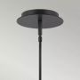 Elstead Lighting Dax lampa wisząca 1x8 W czarna HK-DAX-MP-BK zdj.3