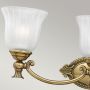 Elstead Lighting Francoise kinkiet 1x3 W mosiądz oksydowany HK-FRANCOISE3-BATH zdj.3