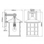 Elstead Lighting Freeport kinkiet zewnętrzny 1x60 W czarny HK-FREEPORT2-L-TBK zdj.2