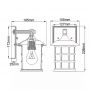 Elstead Lighting Freeport kinkiet zewnętrzny 1x40 W biały HK-FREEPORT2-S-TWH zdj.2