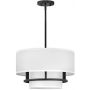 Elstead Lighting Graham lampa wisząca 3x40 W biała-czarna HK-GRAHAM-M-BK zdj.3
