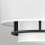 Elstead Lighting Graham lampa wisząca 3x40 W biała-czarna HK-GRAHAM-M-BK zdj.5