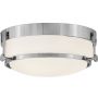 Elstead Lighting Harper plafon 3x60 W biały-chrom polerowany HK-HARPER-F-CM zdj.1