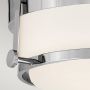 Elstead Lighting Harper plafon 3x60 W biały-chrom polerowany HK-HARPER-F-CM zdj.3