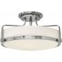 Elstead Lighting Harper lampa podsufitowa 3x60 W biała-chrom polerowany HK-HARPER-SFM-CM zdj.1