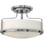 Elstead Lighting Harper lampa podsufitowa 3x60 W biała-chrom polerowany HK-HARPER-SFS-CM zdj.1
