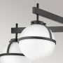 Elstead Lighting Hollis lampa podsufitowa 5x40 W biała-czarna HK-HOLLIS-5-O-BK zdj.3
