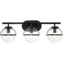 Elstead Lighting Hollis kinkiet 3x40 W czarny HK-HOLLIS3-C-BK-BATH zdj.1