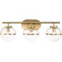 Elstead Lighting Hollis kinkiet 3x40 W stary mosiądz HK-HOLLIS3-C-HB-BATH zdj.1