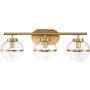 Elstead Lighting Hollis kinkiet 3x40 W stary mosiądz HK-HOLLIS3-C-HB-BATH zdj.3