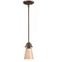 Elstead Lighting Mayflower lampa wisząca 1x60 W brązowa HK-MAYFLOWER-P-A zdj.1